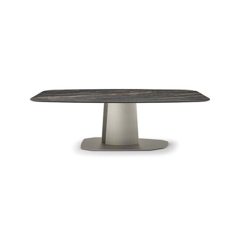 Seramik Masa Beyaz Mermer Desen 240x120 cm Elektrikli Yükseklik Ayarlı - 89572
