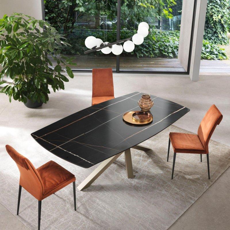 Seramik Masa Beyaz Mermer Desenli 200 cm - 89626