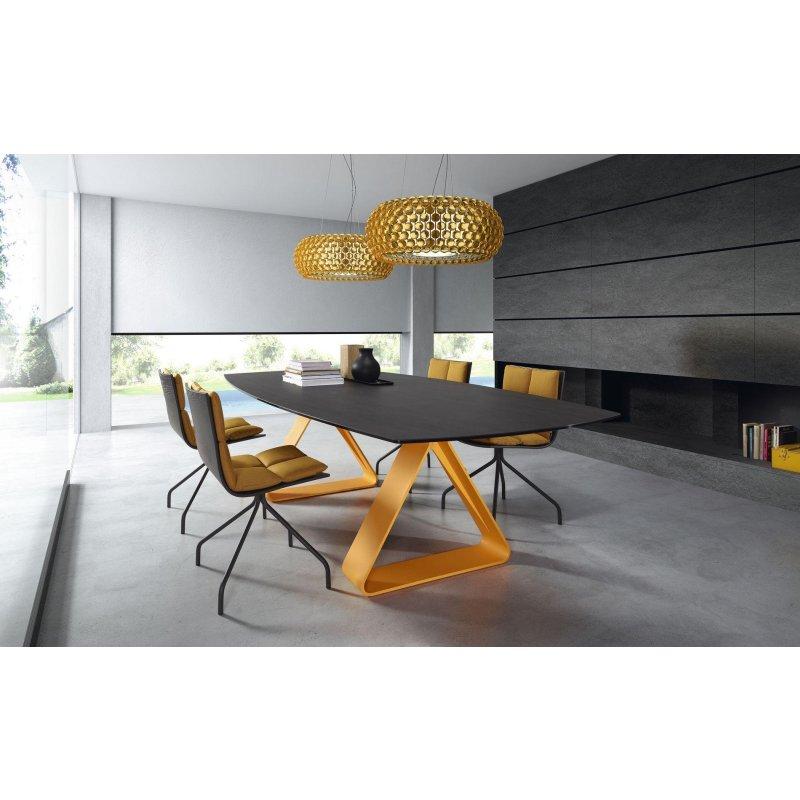 Seramik Masa Dikdörtgen 200x110 cm Alüminyum Çerçeveli - 89179