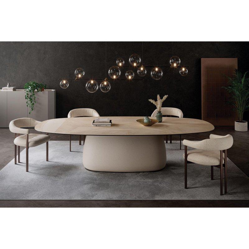 Seramik Masa Dikdörtgen Şekilli Merkezi Ayaklı 240x120 cm - 89692