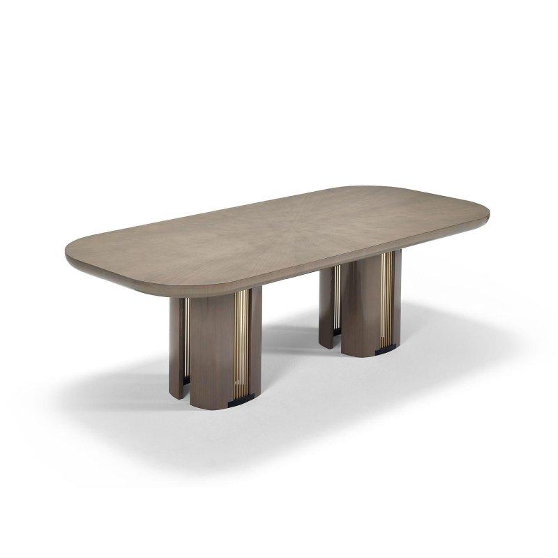 Seramik Masa Endüstriyel Ahşap Ayaklı 250-300x110-120 cm - 89296