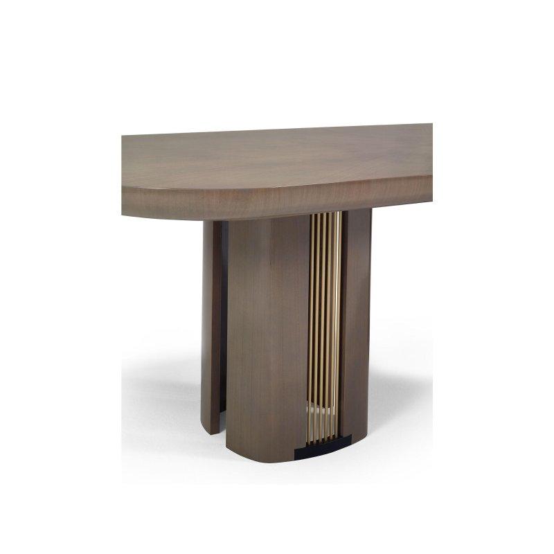 Seramik Masa Endüstriyel Ahşap Ayaklı 250-300x110-120 cm - 89296