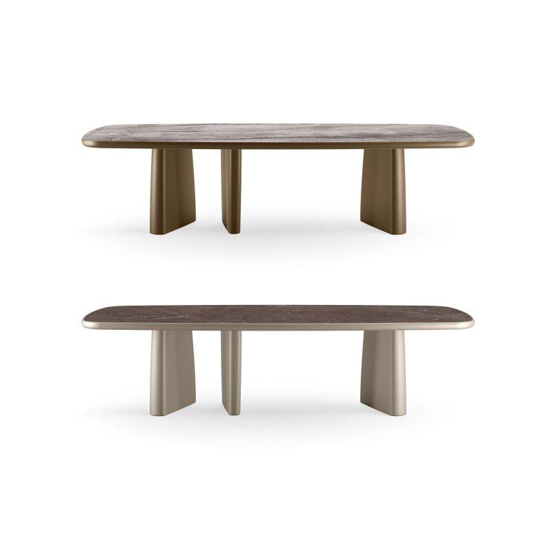 Seramik Masa Endüstriyel Ahşap Tabanı 240x120x75 cm - 89569