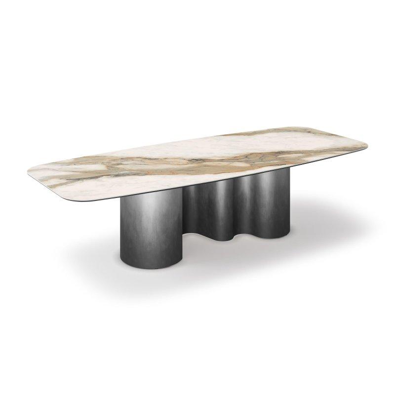 Seramik Masa Endüstriyel Çelik Taban 220x120x74 cm - 89548