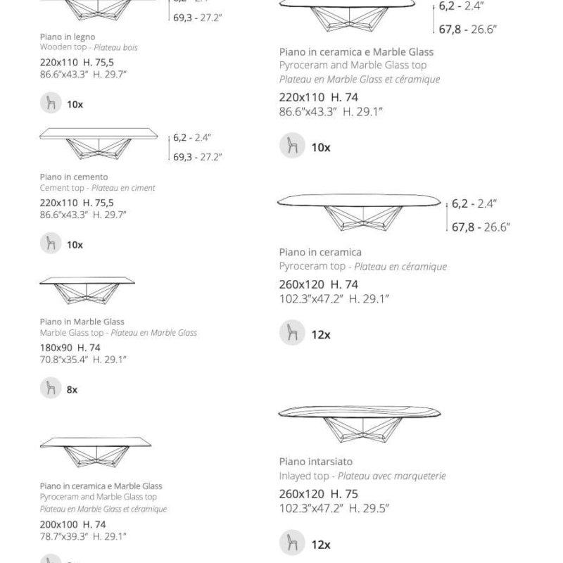 Seramik Masa Oval 160x90 cm Metal Ayaklı - 89461
