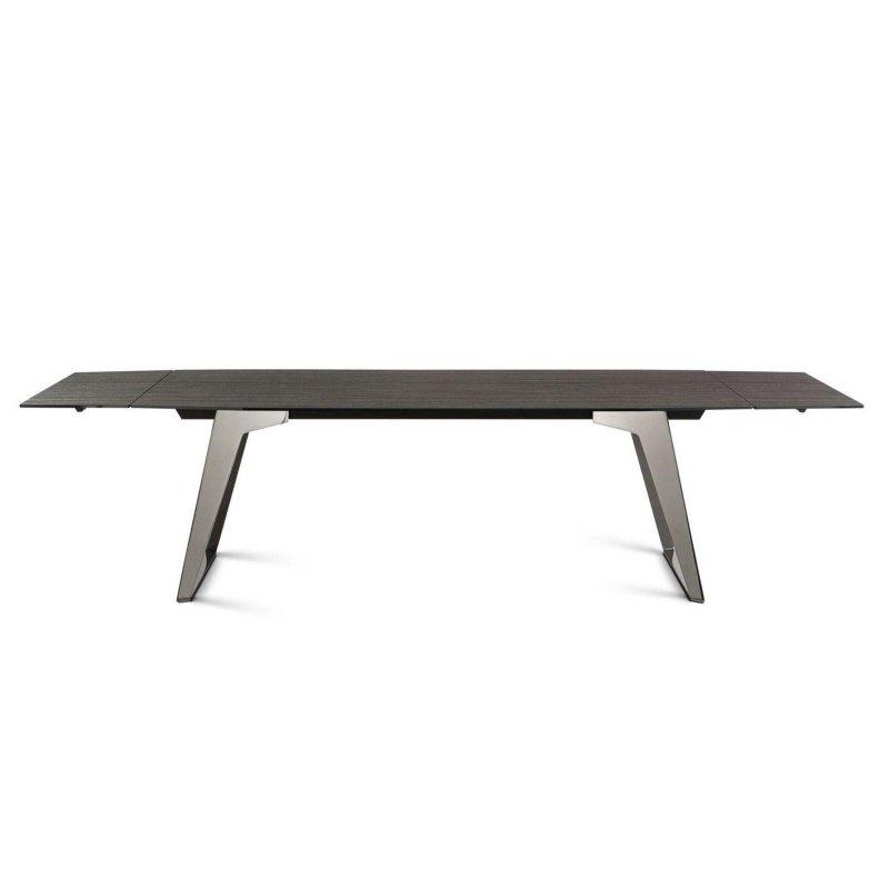 Siyah Açılabilir Porselen Yemek Masası 220 cm - 90052