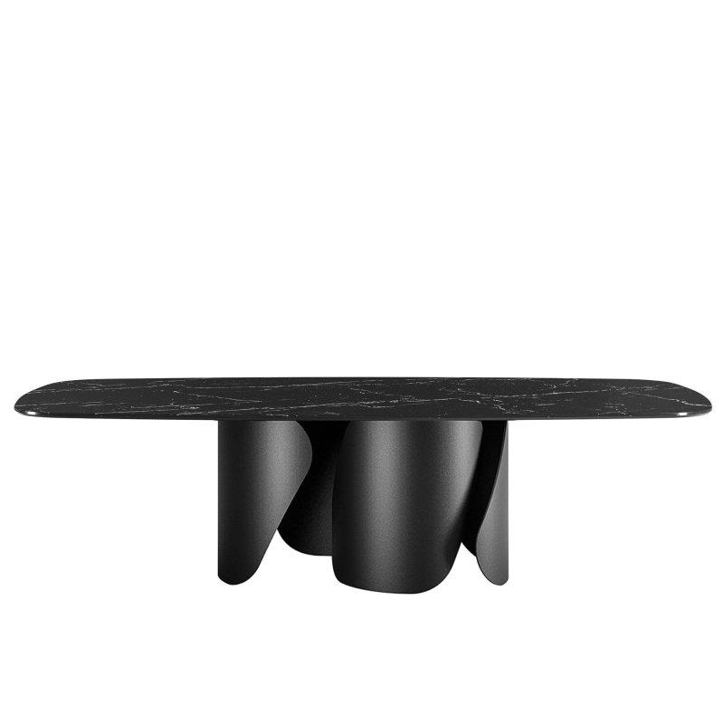 Siyah Dikdörtgen Mermer Masa 200x106 cm - 91567 Siyah Dikdörtgen Mermer Masa 200x106 cm - 91567