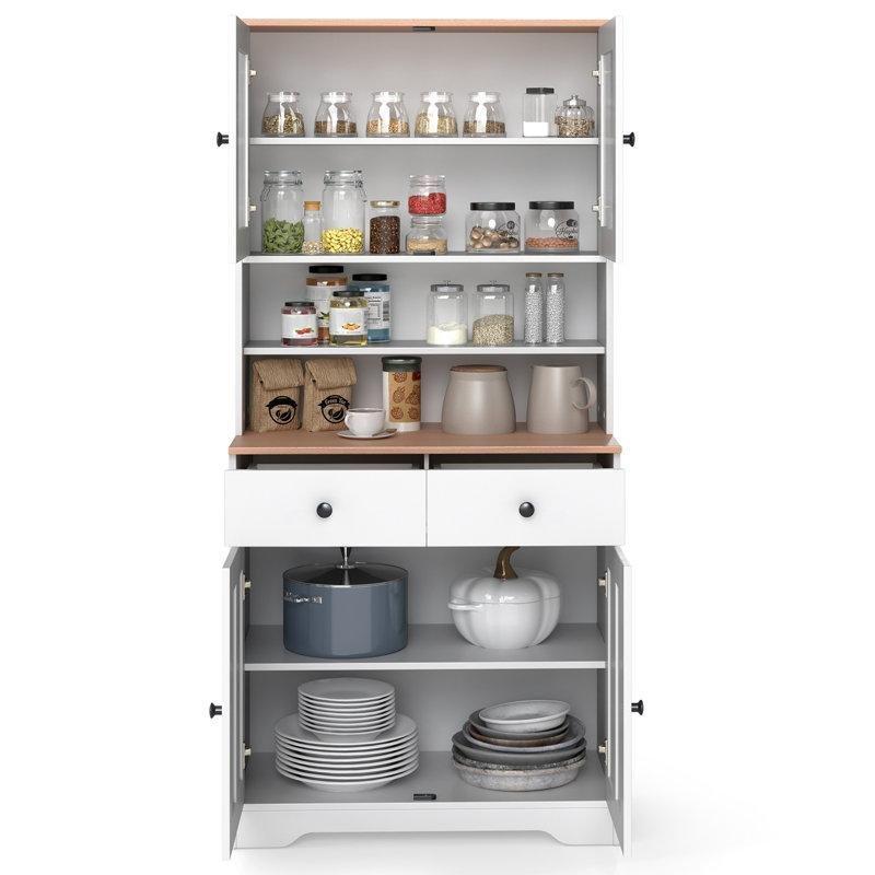 Siyah Endüstriyel Ahşap Çok Amaçlı Dolap 80x42x170 cm - 92878