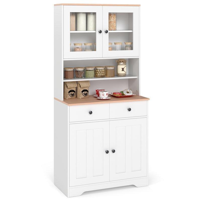 Siyah Endüstriyel Ahşap Çok Amaçlı Dolap 80x42x170 cm - 92878