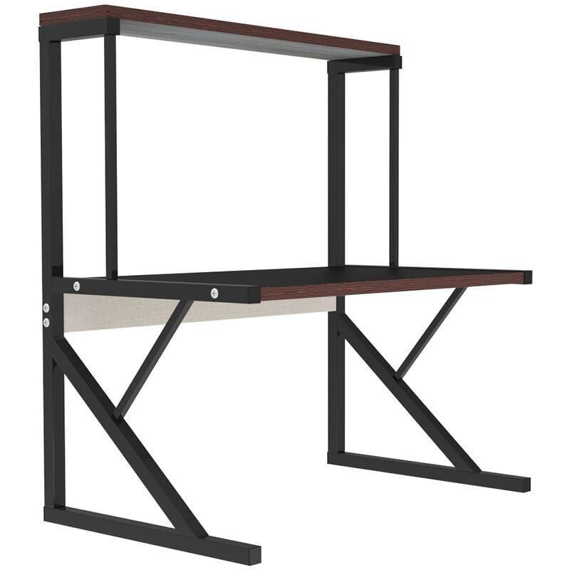 Siyah Endüstriyel Tasarımlı Mikrodalga Fırın Dolabı 65x54x30 cm - 100719