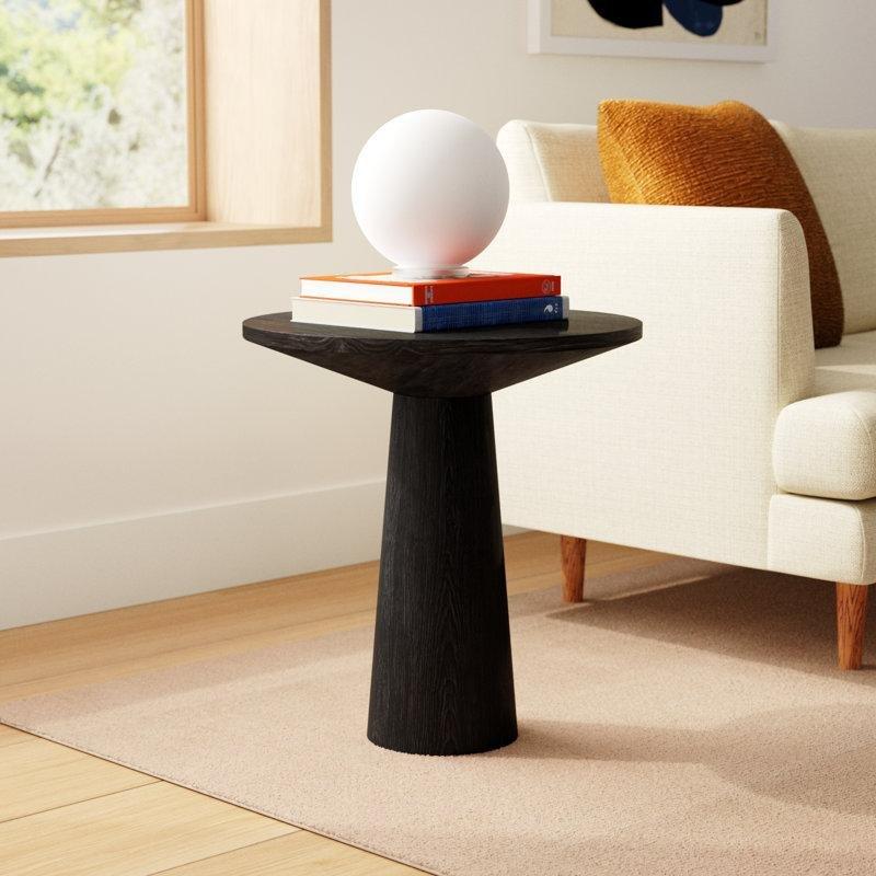 Siyah Mantar Zigon Sehpa 51 cm - 108406