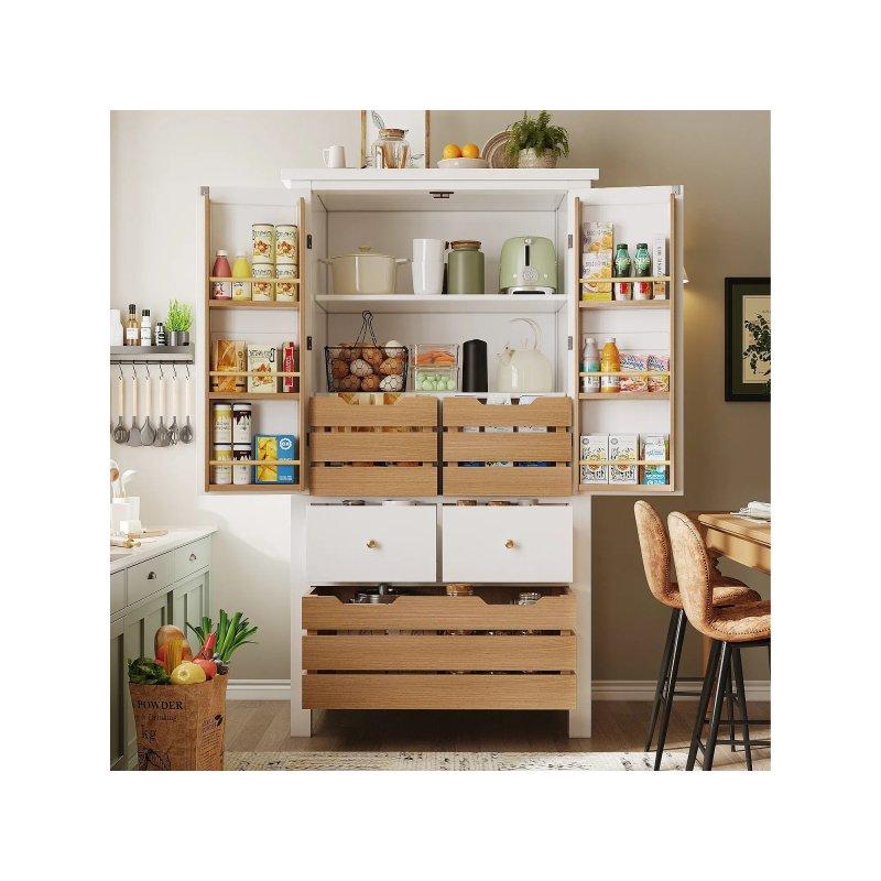 Siyah MDF Çok Amaçlı Dolap 80x40x140 cm - 92494