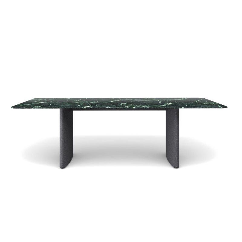 Siyah Mermer Masa 240x110 cm Kumaş Kaplı Ayaklı - 92191