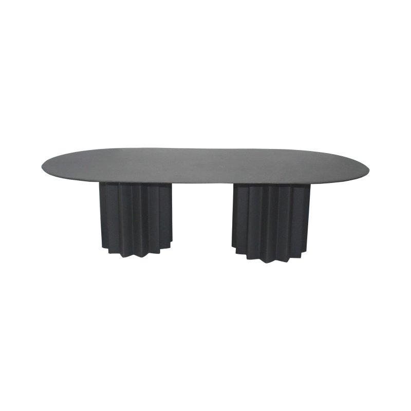 Siyah Metal Orta Sehpa 125x64 cm - 102441