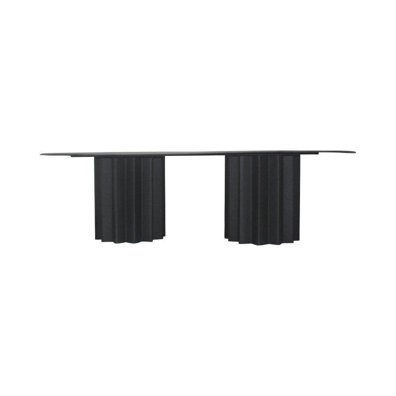Siyah Metal Orta Sehpa 125x64 cm - 102441