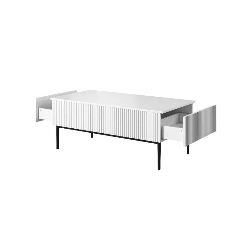 Siyah Panelli 120x60 cm Orta Sehpa Siyah Ayaklı - 103831