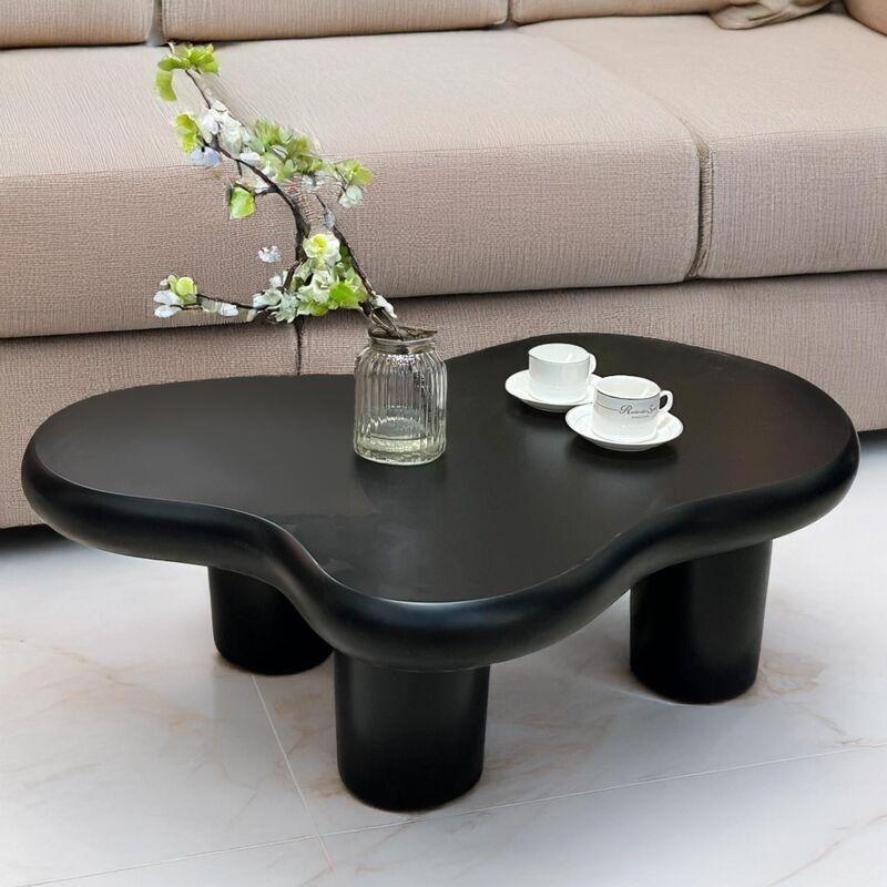 Siyah Sehpa Doğal Eğriler 100x69x30 cm - 102926