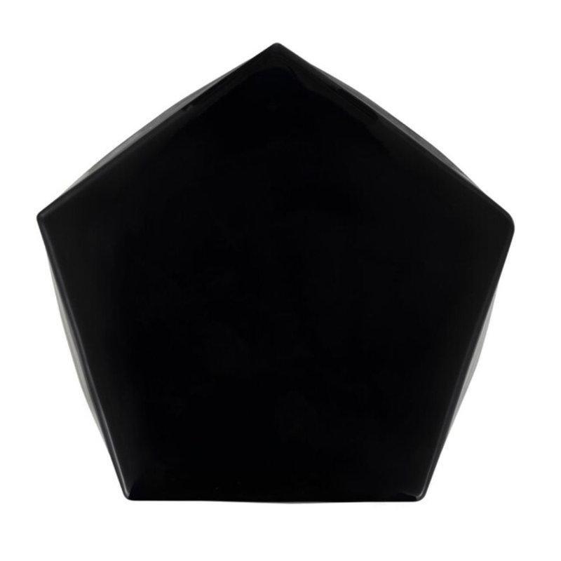 Siyah Seramik Suya Dayanıklı Seramik Yan Sehpa-46x35x35 cm - 113514