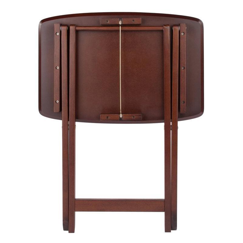Tepsi Katlanır Zigon Sehpa Ceviz 38x55 cm 2'li Set - 108265
