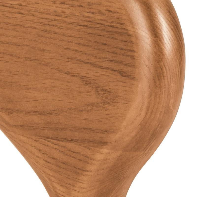 Üçgen Şeffaf Cam Orta Sehpa Masif Ahşap Ayaklı 127 cm - 104560
