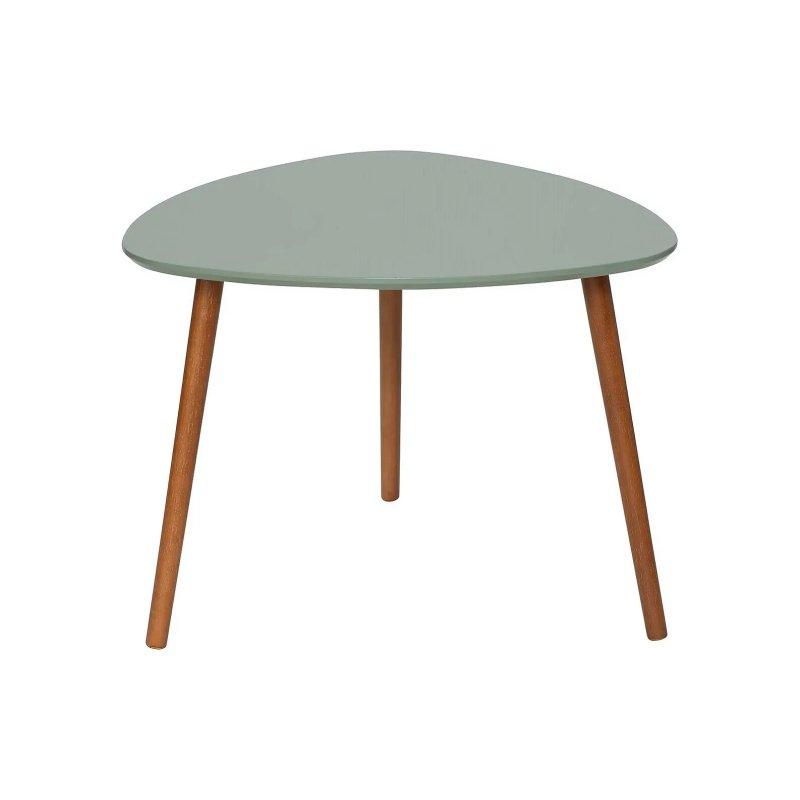 Üçlü Zigon Sehpa Üçgen MDF Meşe 60x60 cm Renkli - 106273