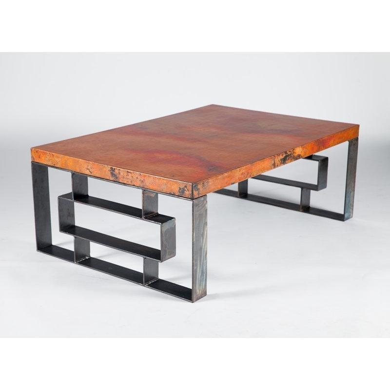 William Ferforje Orta Sehpa Bakır Üstü 112x76 cm - 104251