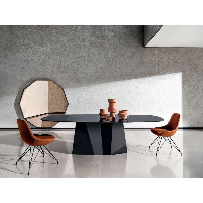 Yuvarlak Kenarları Seramik Masa 220x115 cm - 89089