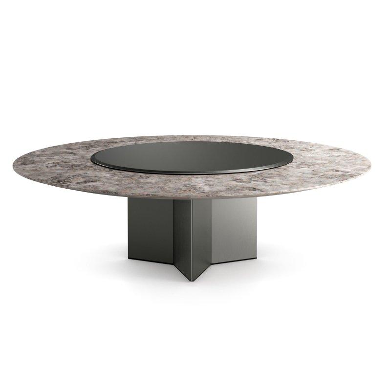 Yuvarlak Mermer Masa Döner Tepsi 180-240 cm - 91936 Yuvarlak Mermer Masa Döner Tepsi 180-240 cm - 91936