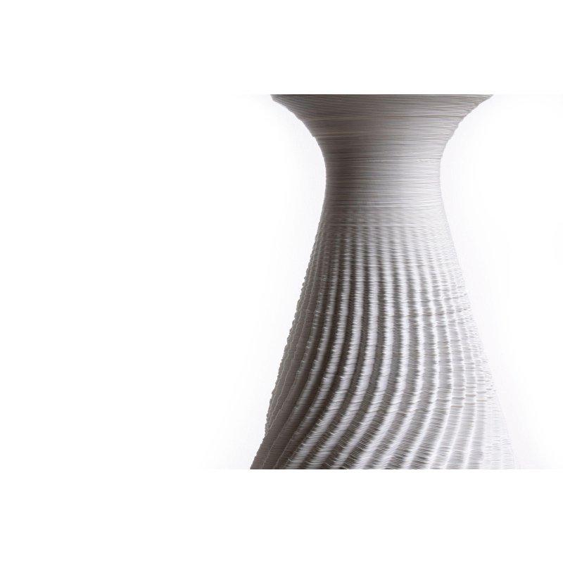 Yuvarlak Porselen Masa Gold White PLA Ayaklı - 89782