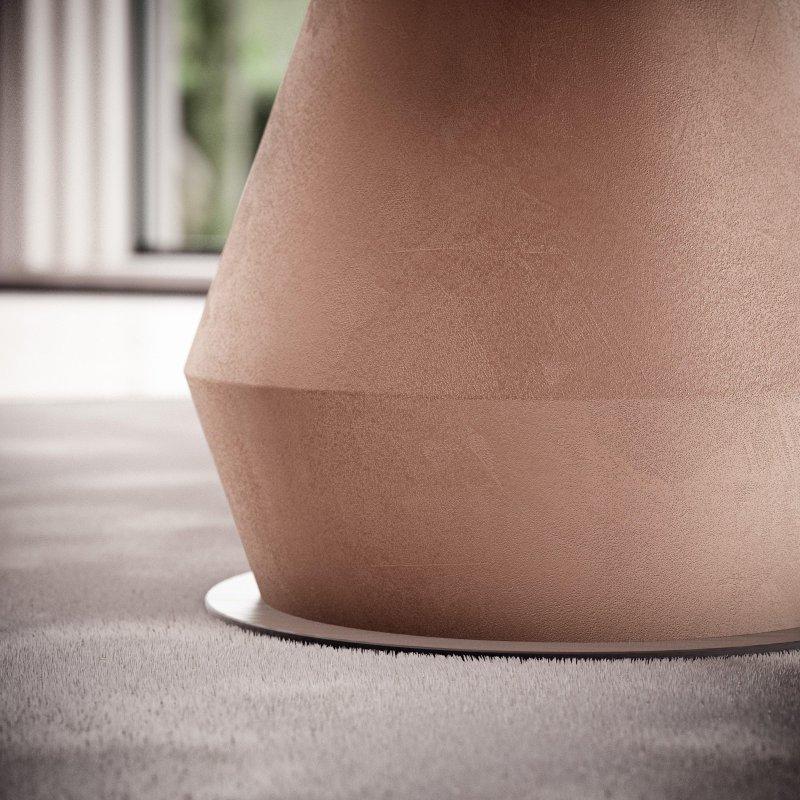 Yuvarlak Seramik Masa 120 cm Konik Taban - 89044