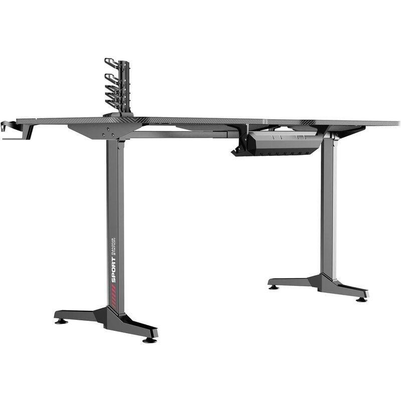 Antrasit Çelik ABS Aksesuar Aparatlı Elektrikli Bilgisayar Masası-160x70x76 cm - 114475