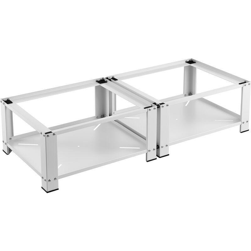 Beyaz Çelik Raflı Çamaşır makinesi dolabı-127 x 54 x 31 cm - 118092