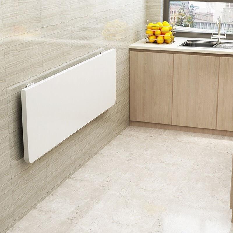 Beyaz MDF Katlanır Ayarlanabilir Bilgisayar Masası-60x30x2 cm - 114453