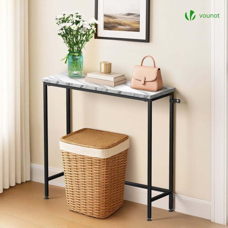 Beyaz Metal ve MDF Ayarlanabilir Ayaklı Endüstriyel Dresuar - 75x24x75 cm - 134086