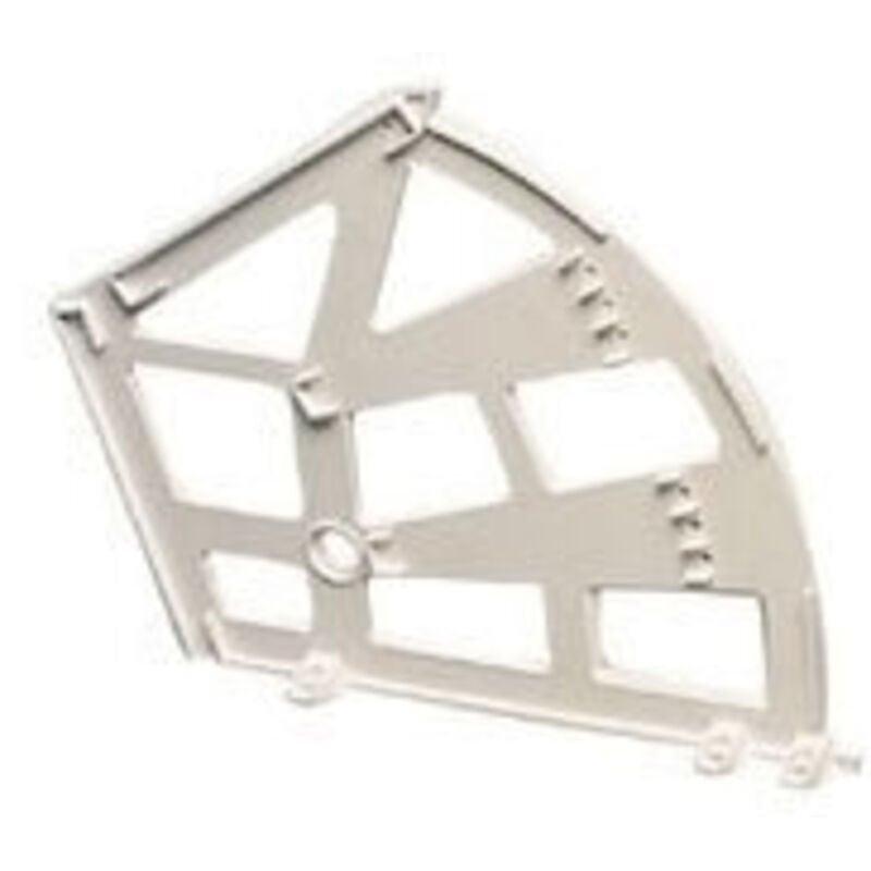 Beyaz PVC 3 Raflı Düşer Kapak Mekanizmalı Ayakkabılık - 29 cm - 119898