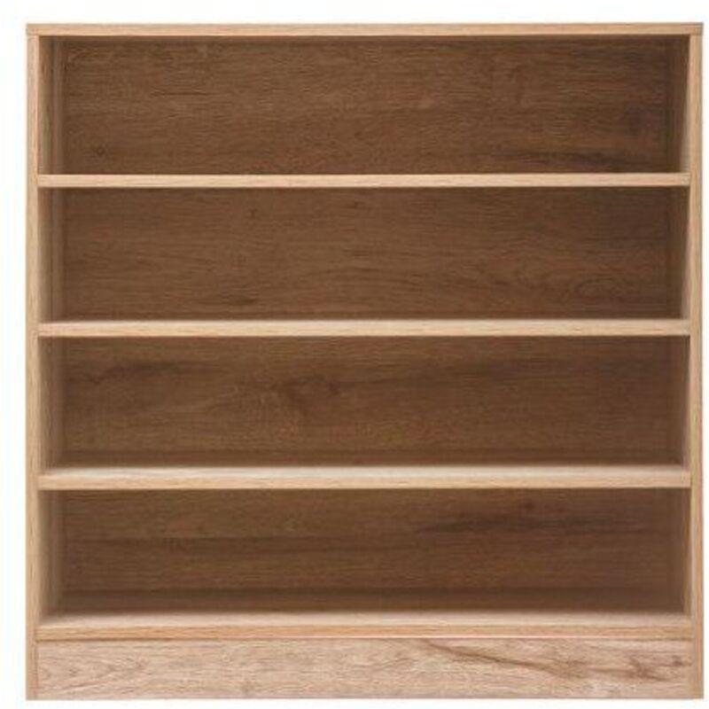 Doğal Bej Yonga Levha 4 Raflı 12 Çift Kapasiteli Ayakkabılık - 68x30x68 cm - 120251
