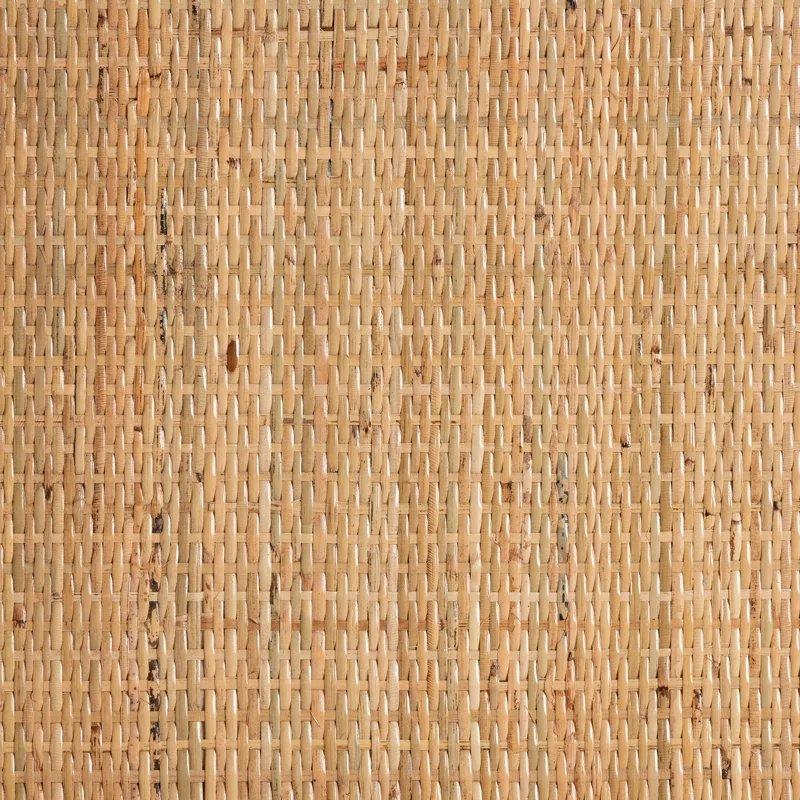 Doğal Kahverengi Raflı ve Kulplu Rattan Dresuar - 101x39x77 cm - 132409