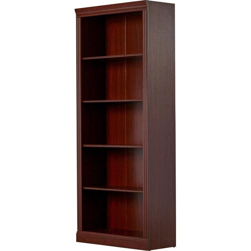 Endüstriyel Ahşap 5 Raflı Ayarlanabilir Kitaplık - 76x182 cm - 141949