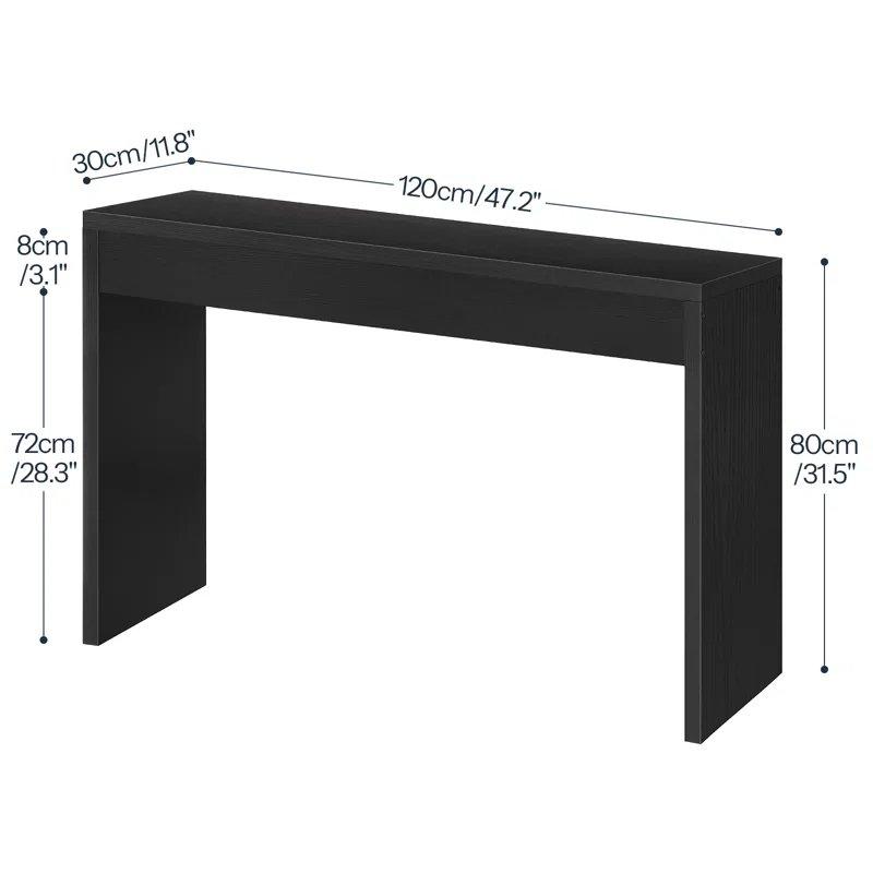 Endüstriyel Ahşap Leke Dayanımlı Kızak Ayaklı Dresuar - 120x30x80 cm - 132859