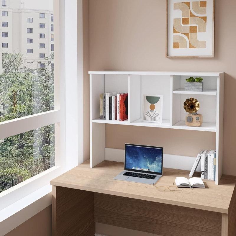 Endüstriyel Ahşap Masaüstü 2 Raflı Kitaplık - 80x25x73 cm - 141454