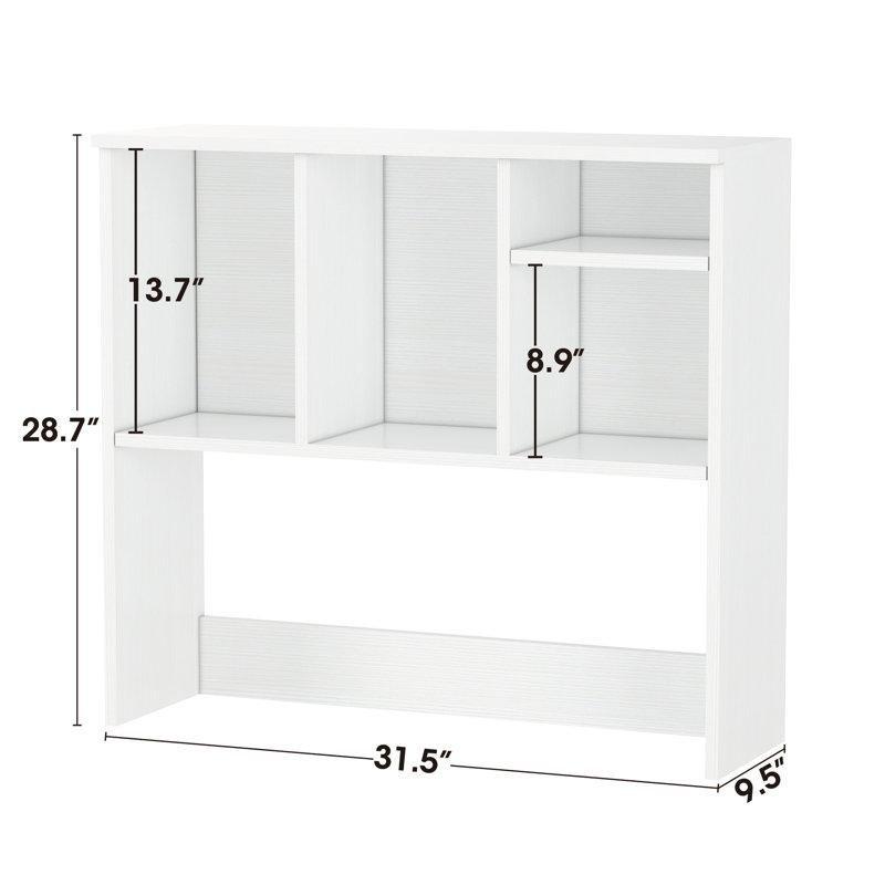Endüstriyel Ahşap Masaüstü 2 Raflı Kitaplık - 80x25x73 cm - 141454
