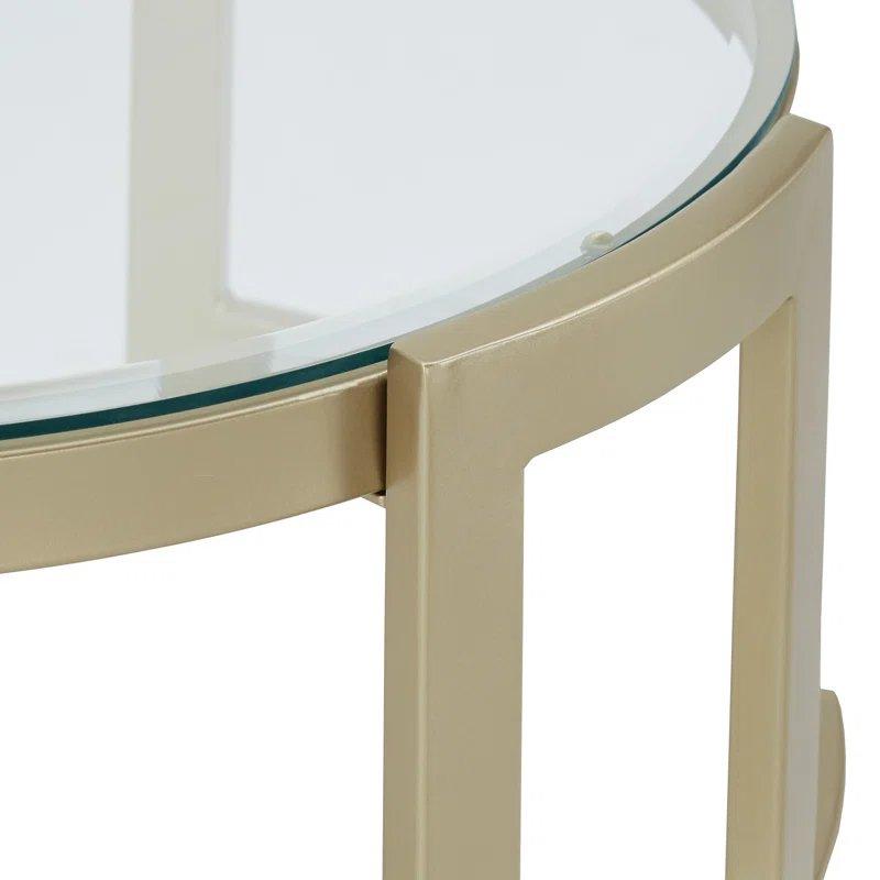Gold Demir Gövdeli Art Deco Tasarımlı Cam Dresuar - 122x46x74 cm - 131647