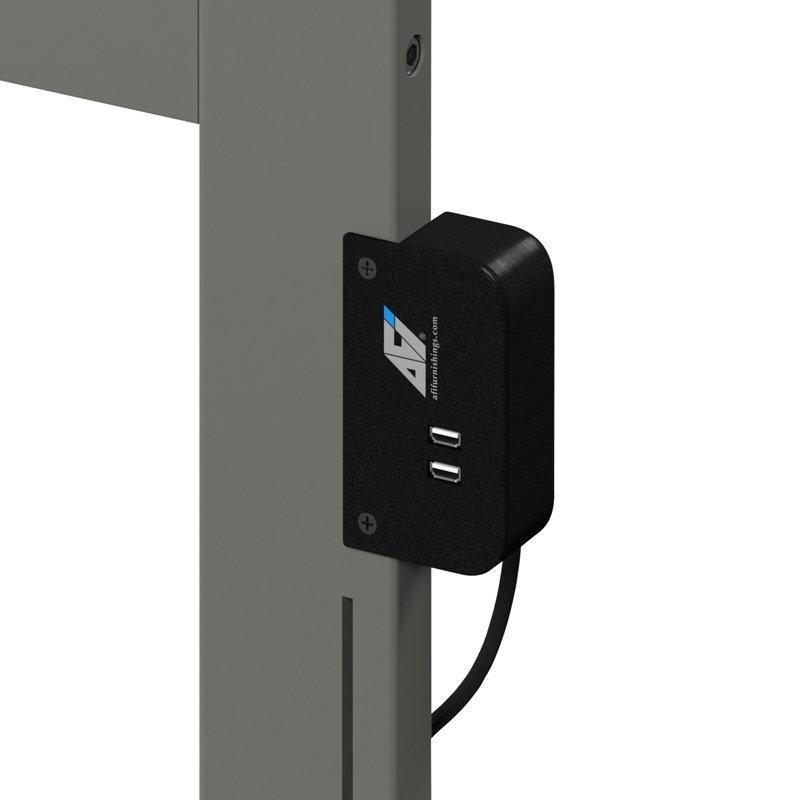 Gri Masif Ahşap Merdivenli ve Çekmeceli Ayrılabilir Ranza - 108x237 cm - 124644