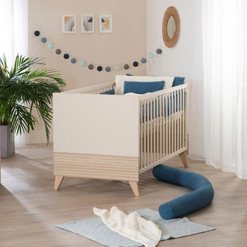 Kaşmir Bej Meşe Detaylı Büyüyen Beşik Setli Alt Değiştirme Modüllü Şifonyer - 110 cm - 123651