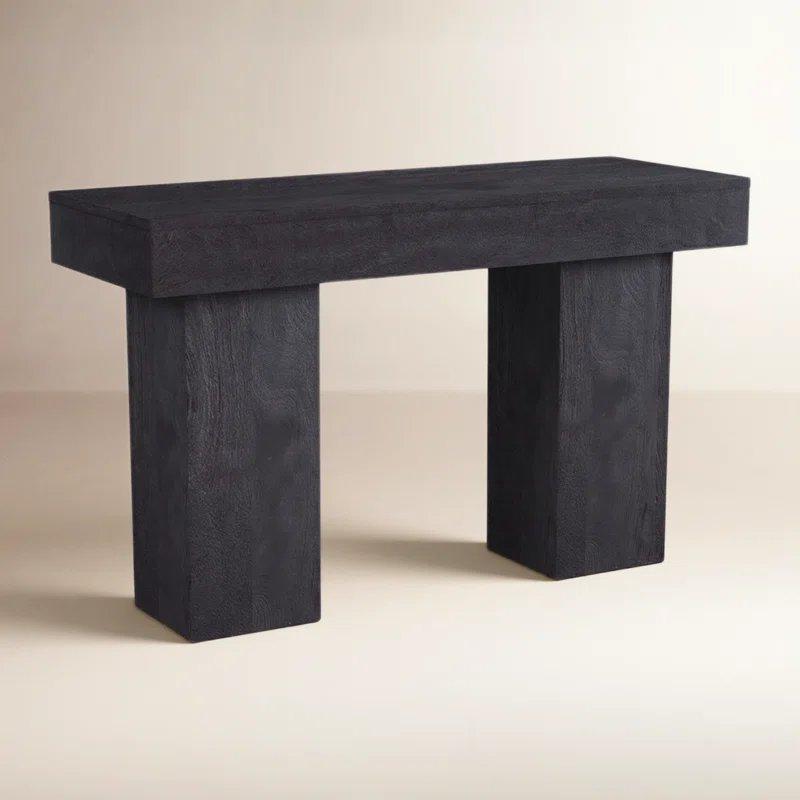 Masif Mango Ahşap Modern Tasarım Dikdörtgen Dresuar - 122 cm - 132916