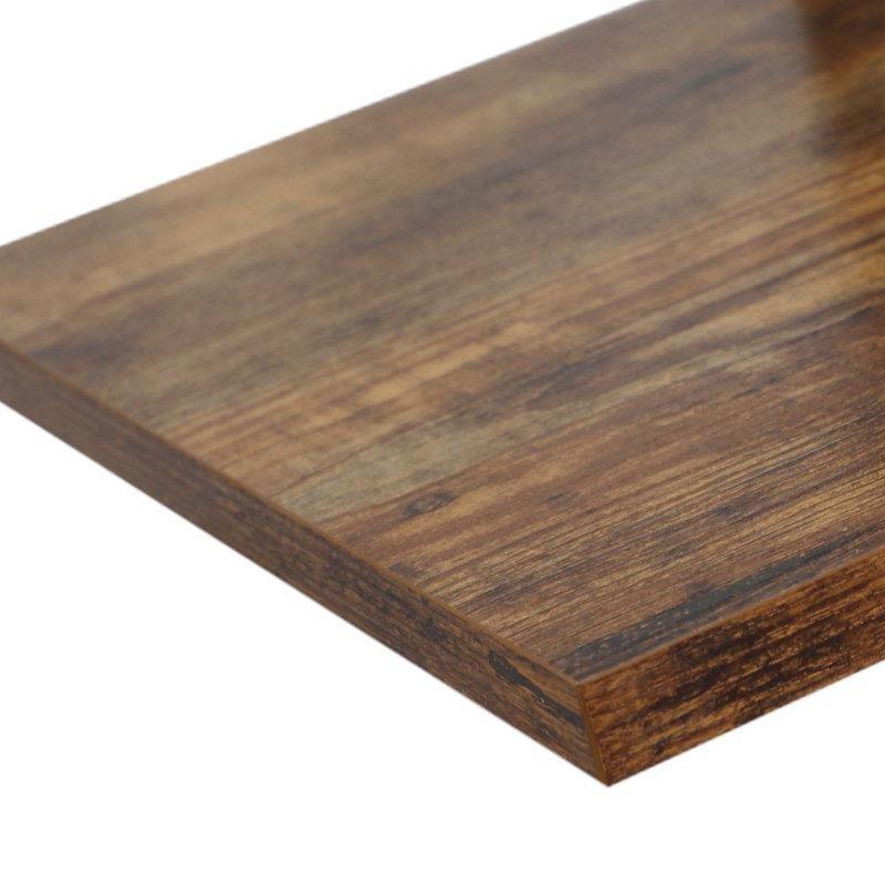 Melamine Kaplı MDF ve Metal 5 Raflı Çapraz Destekli Kitaplık - 120x31x181 cm - 141958