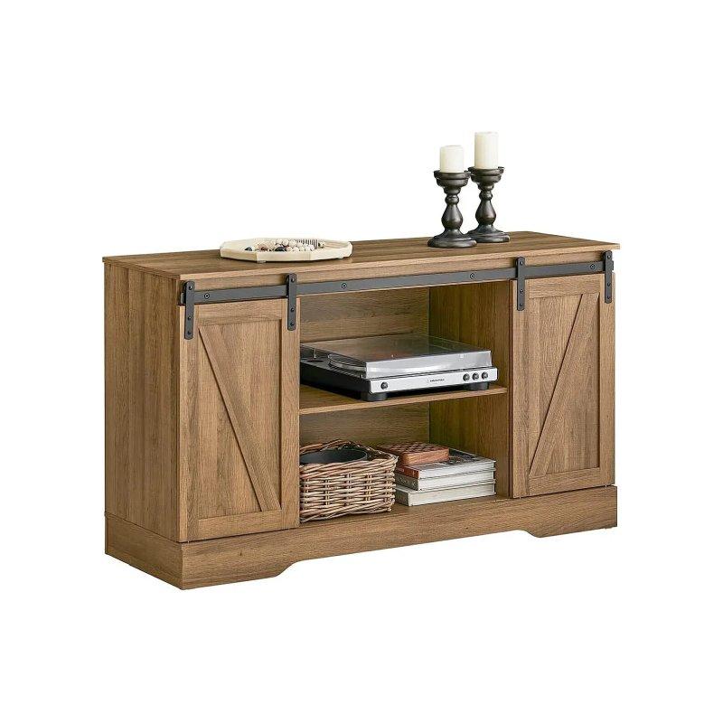 Meşe Rengi Ahşap Raylı Sürgülü Kapaklı Ayakkabılık - 120x40x70 cm - 118609