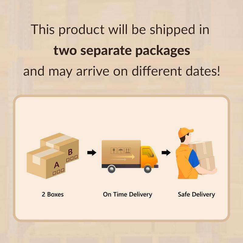 Meşe Rengi MDF Kavisli Tasarım 8 Çekmeceli Şifonyer - 140x40x79 cm - 123058