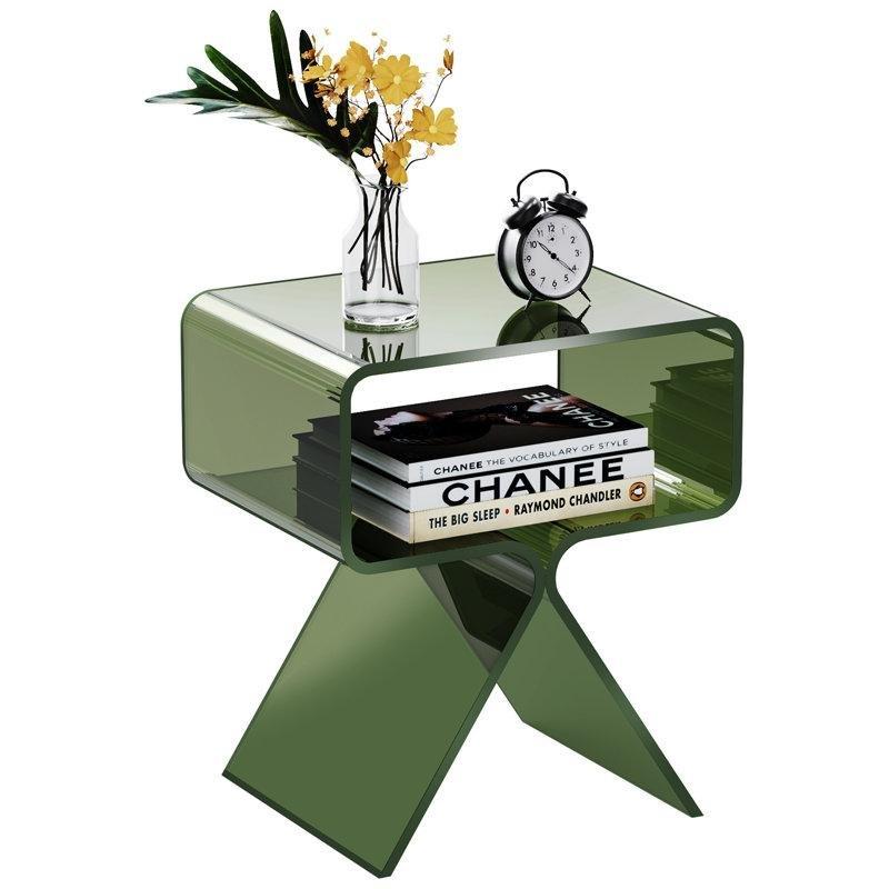 Şeffaf Akrilik Suya Dayanıklı Renkli Komodin - 44x51x39 cm - 128089