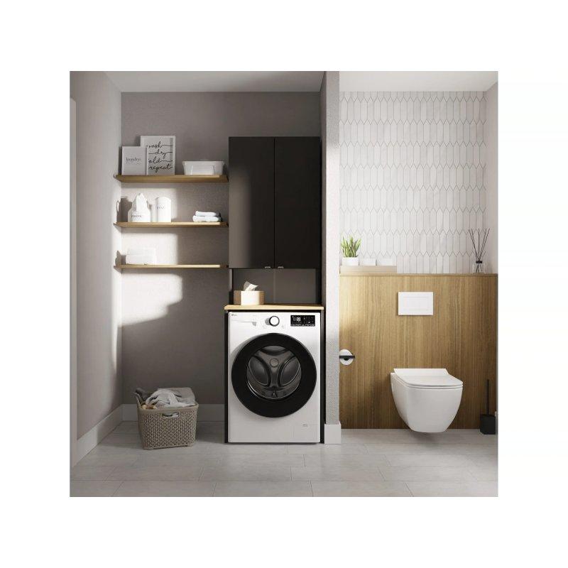 Sonoma Meşe Raflı Çamaşır Makinesi Dolabı-210x66x56 cm - 117918